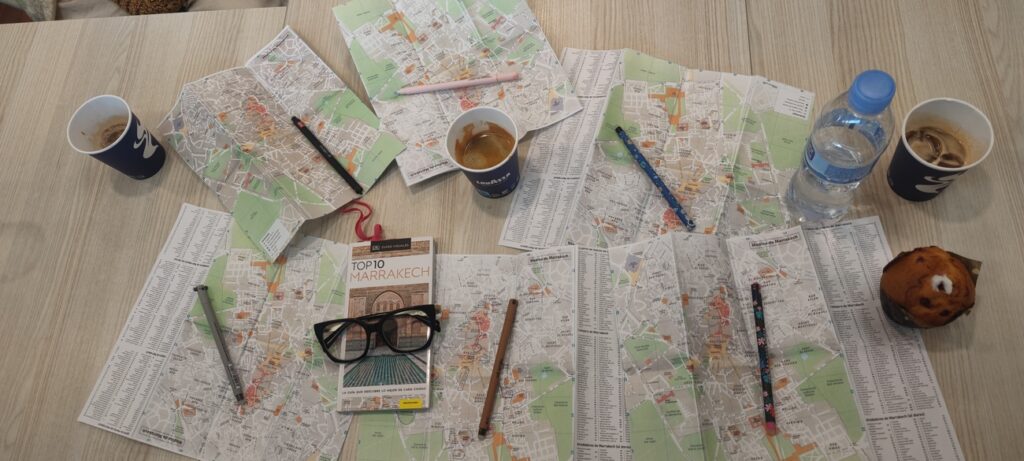 Mapas viaje Marrakech