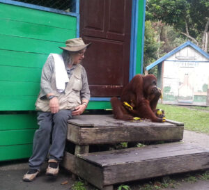 Birutte Galdikas en Camp Leakey