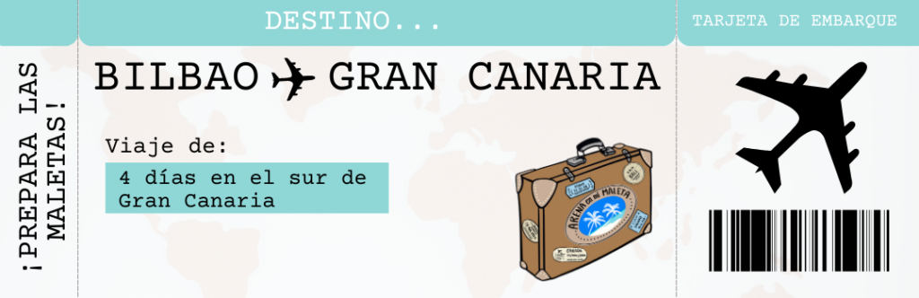 Billete avión sur de Gran Canaria